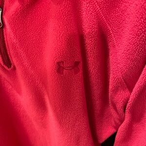 Under Armour Red Fleece Pullover